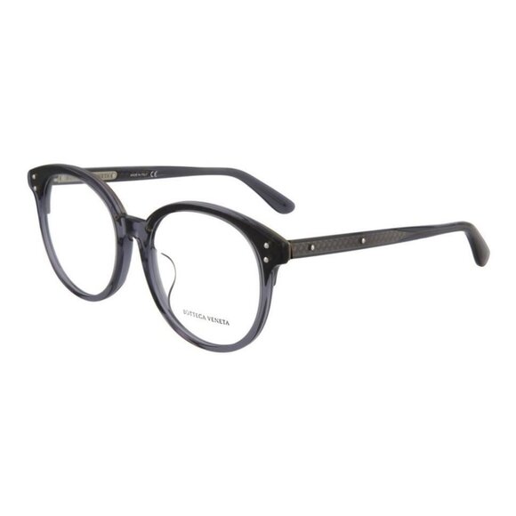 Bottega Veneta Womens Round/Oval Grey Grey Transparent Fashion Designer Eyewear - Picture 2 of 4